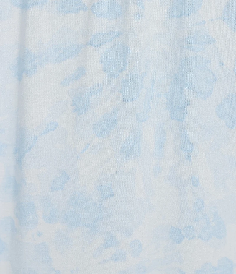 Jasmine & Ginger Sleeveless Scoop Neck Woven Tie-Dye Chemise