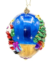 Jay Strongwater 2025 Dated Hanging with Care Ornament