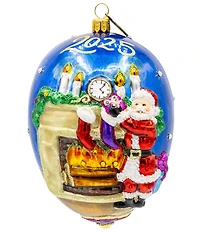 Jay Strongwater 2025 Dated Hanging with Care Ornament