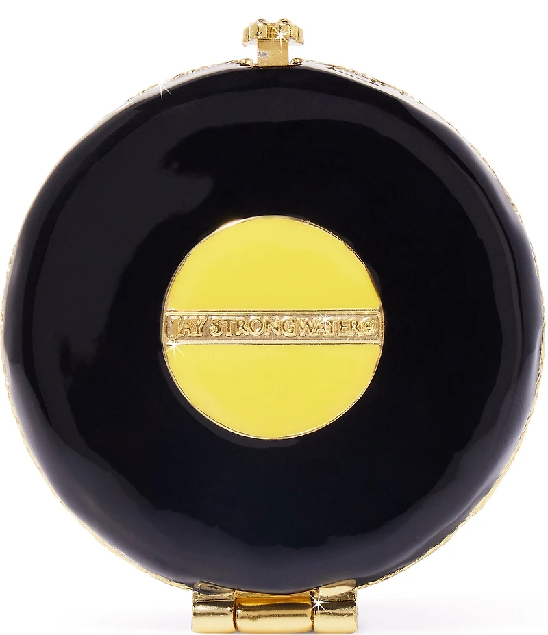 Jay Strongwater Batman Double-Sided Round Compact Mirror