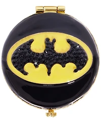 Jay Strongwater Batman Double-Sided Round Compact Mirror