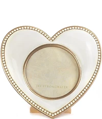 Jay Strongwater Chantal Heart-Shaped Picture Frame