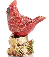 Jay Strongwater Dina Cardinal Box Figurine