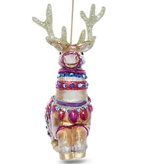 Jay Strongwater Holiday Colleciton Leader of the Pack Glass Ornament