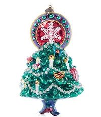 Jay Strongwater Holiday Colleciton Nouveau Christmas Glass Ornament
