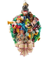 Jay Strongwater Holiday Collection 11 Pipers Piping Glass Ornament