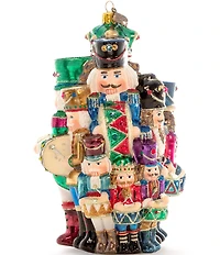 Jay Strongwater Holiday Collection 12 Drummers Drumming Glass Ornament