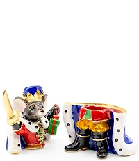 Jay Strongwater Holiday Collection Mouse King 2025 Annual Holiday Mini Box
