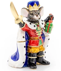 Jay Strongwater Holiday Collection Mouse King 2025 Annual Holiday Mini Box