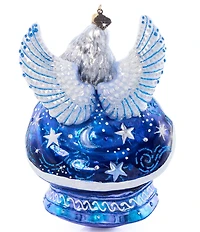 Jay Strongwater Holiday Collection Night Angel Glass Ornament