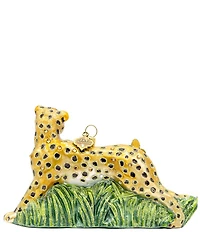 Jay Strongwater Holiday Spotted Majesty Glass Ornament