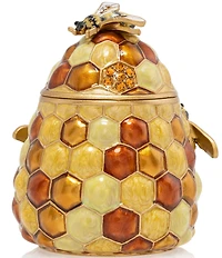 Jay Strongwater Honey Beehive Box Figurine