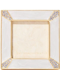 Jay Strongwater Leland Pave Corner 2-inch Square Picture Frame