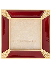 Jay Strongwater Leland Pave Corner 2-inch Square Picture Frame