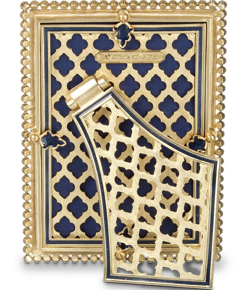 Jay Strongwater Lorraine Stone Edge Jeweled Picture Frame, 4#double; x 6#double;