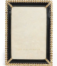 Jay Strongwater Lorraine Stone Edge Jeweled Picture Frame, 4#double; x 6#double;