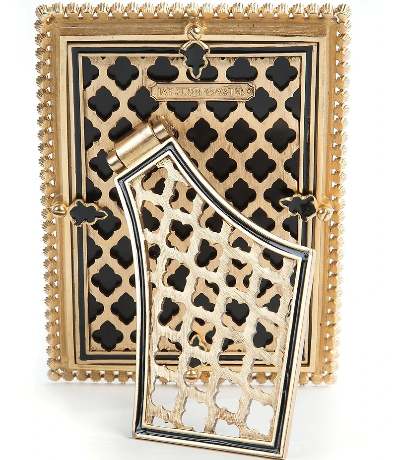 Jay Strongwater Lorraine Stone Edge Jeweled Picture Frame, 4#double; x 6#double;