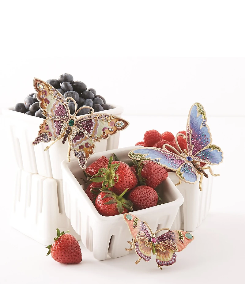 Jay Strongwater Madame Jeweled Butterfly Small Tabletop Figurine