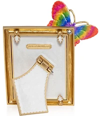 Jay Strongwater Nova Rainbow Butterfly Picture Frame, 3x4