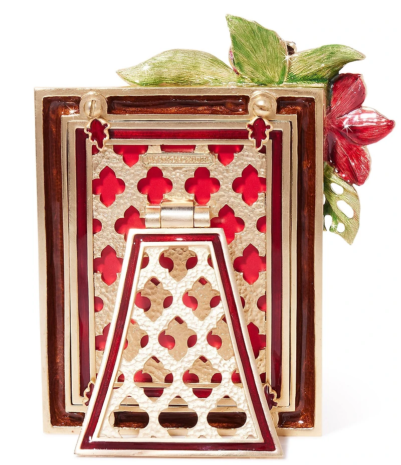 Jay Strongwater Tropical Flower Picture Frame
