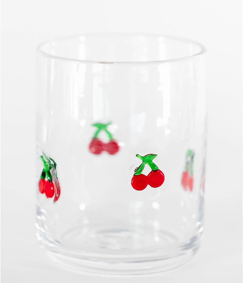 Jeanne Fitz Assorted Fruits Icon Glasses, Set of 4