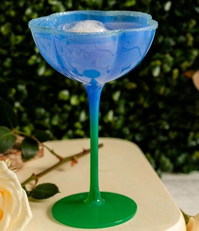 Jeanne Fitz Ombre Flower Coupes, Set of 4