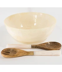 Jeanne Fitz Resin Collection Salad Bowl