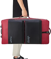 Jeep Large 31#double; Rolling Duffel Bag