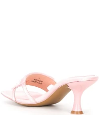 Jeffrey Campbell Abalone Satin Shell Ornament Dress Slide Sandals