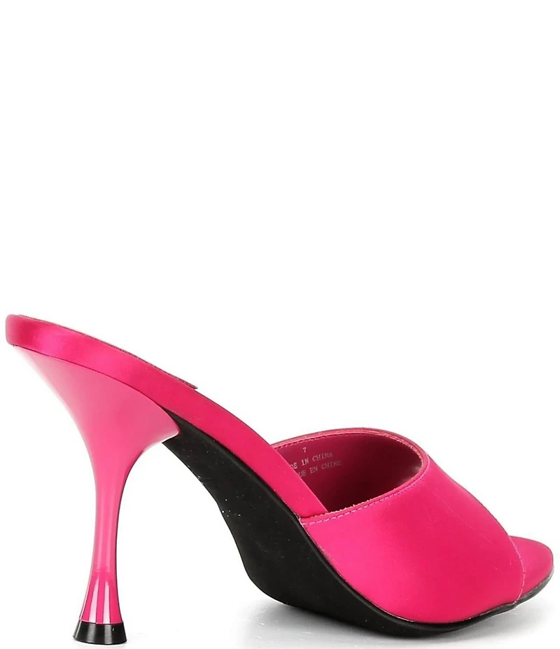 Jeffrey Campbell Agent Satin Dress Slide Sandals