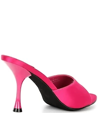 Jeffrey Campbell Agent Satin Dress Slide Sandals