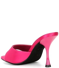 Jeffrey Campbell Agent Satin Dress Slide Sandals