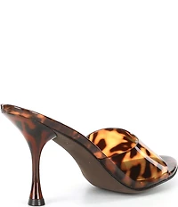 Jeffrey Campbell Agent Tortoise Peep Toe Slide Sandals