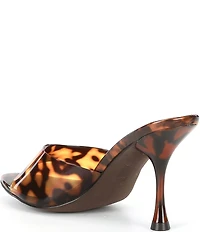Jeffrey Campbell Agent Tortoise Peep Toe Slide Sandals