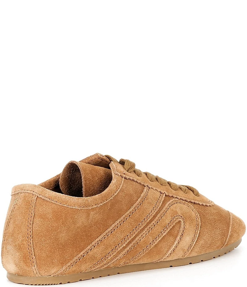 Jeffrey Campbell Aleta Suede Lace Up Sneakers