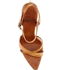 Jeffrey Campbell Alinea Leather Sculptural High Heel Dress Sandals