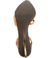 Jeffrey Campbell Alinea Leather Sculptural High Heel Dress Sandals