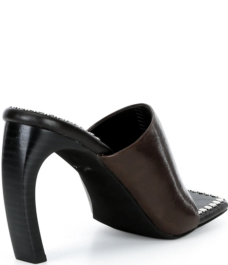 Jeffrey Campbell Alloc-ST Slide Studded Heeled Sandals