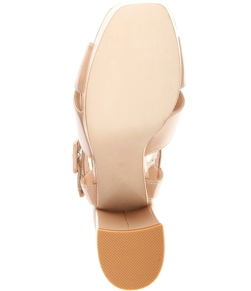 Jeffrey Campbell Amma Patent Platform Block Heel Sandals