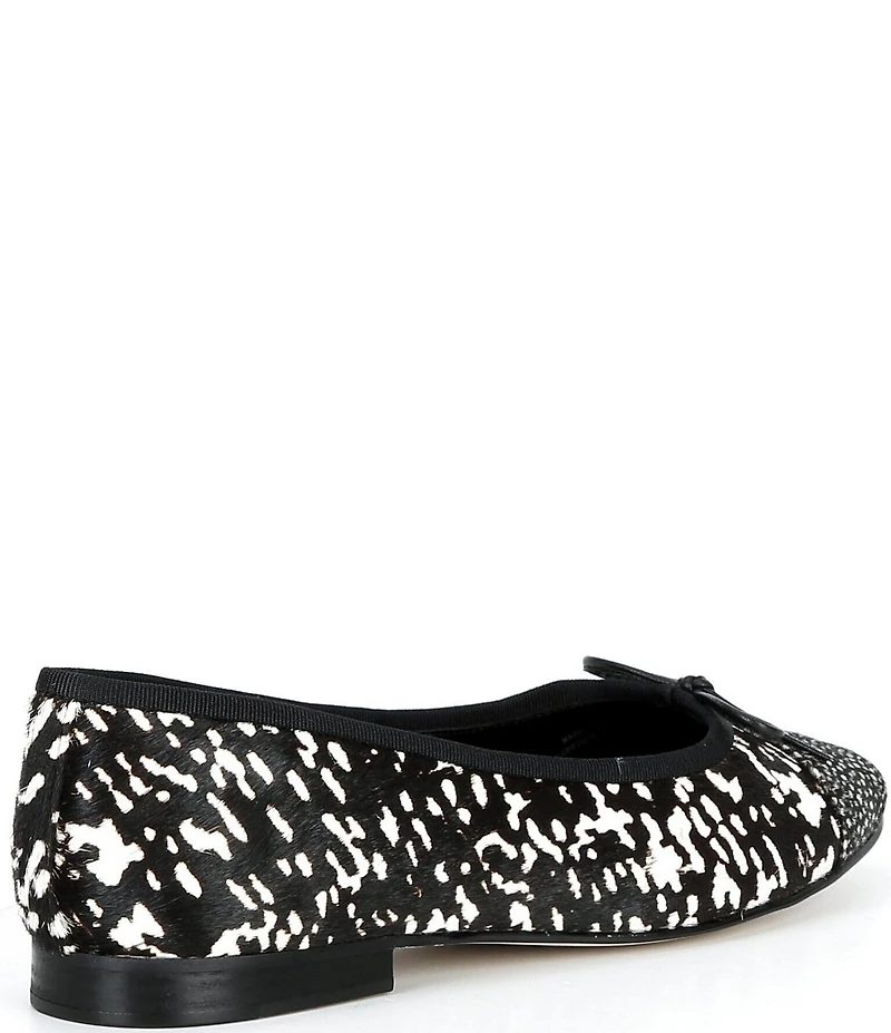 Jeffrey Campbell Arabesq-F Faux Fur Cap Toe Ballet Flats