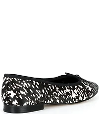 Jeffrey Campbell Arabesq-F Faux Fur Cap Toe Ballet Flats