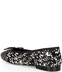 Jeffrey Campbell Arabesq-F Faux Fur Cap Toe Ballet Flats