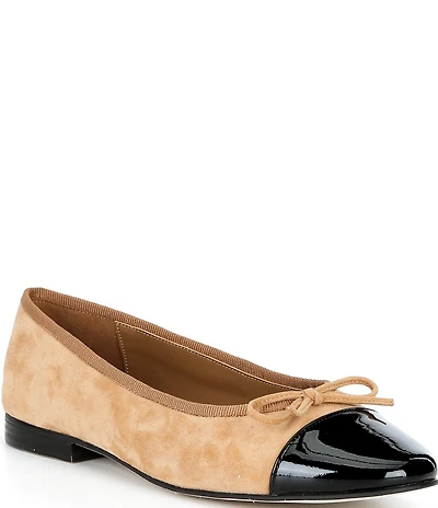 Jeffrey Campbell Arabesque Patent Leather Cap Toe Ballet Flats