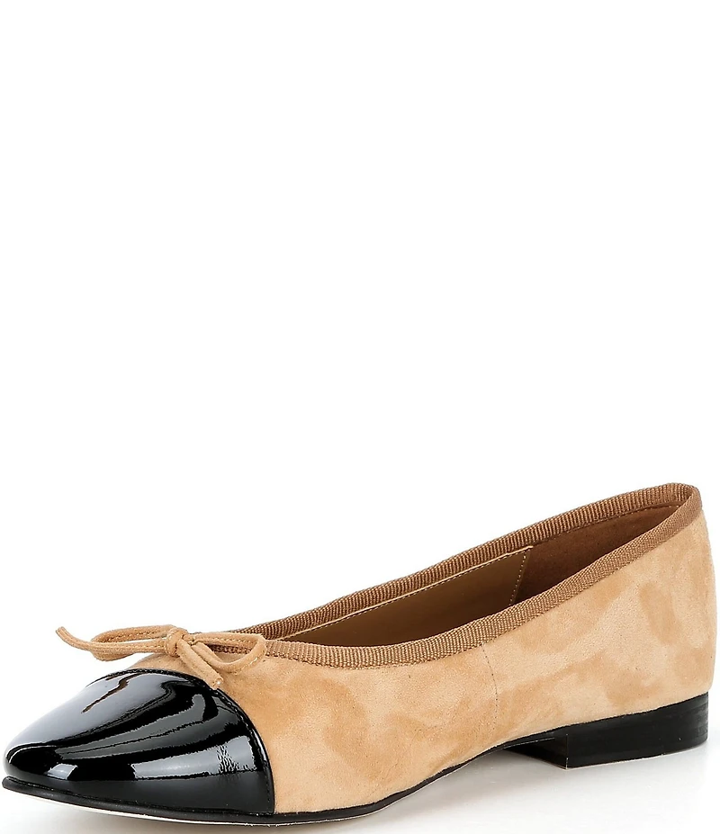 Jeffrey Campbell Arabesque Patent Leather Cap Toe Ballet Flats