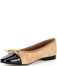 Jeffrey Campbell Arabesque Patent Leather Cap Toe Ballet Flats