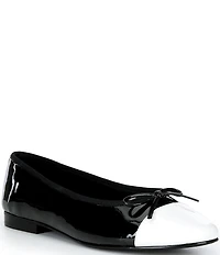 Jeffrey Campbell Arabesque Patent Leather Cap Toe Ballet Flats