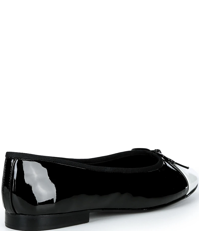 Jeffrey Campbell Arabesque Patent Leather Cap Toe Ballet Flats