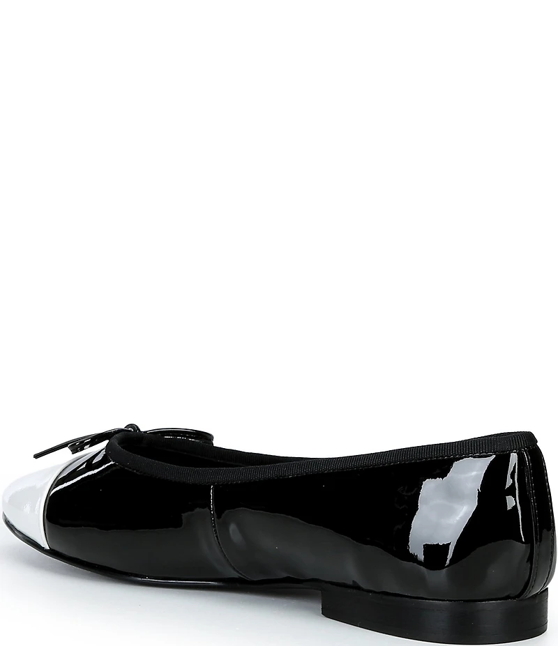 Jeffrey Campbell Arabesque Patent Leather Cap Toe Ballet Flats