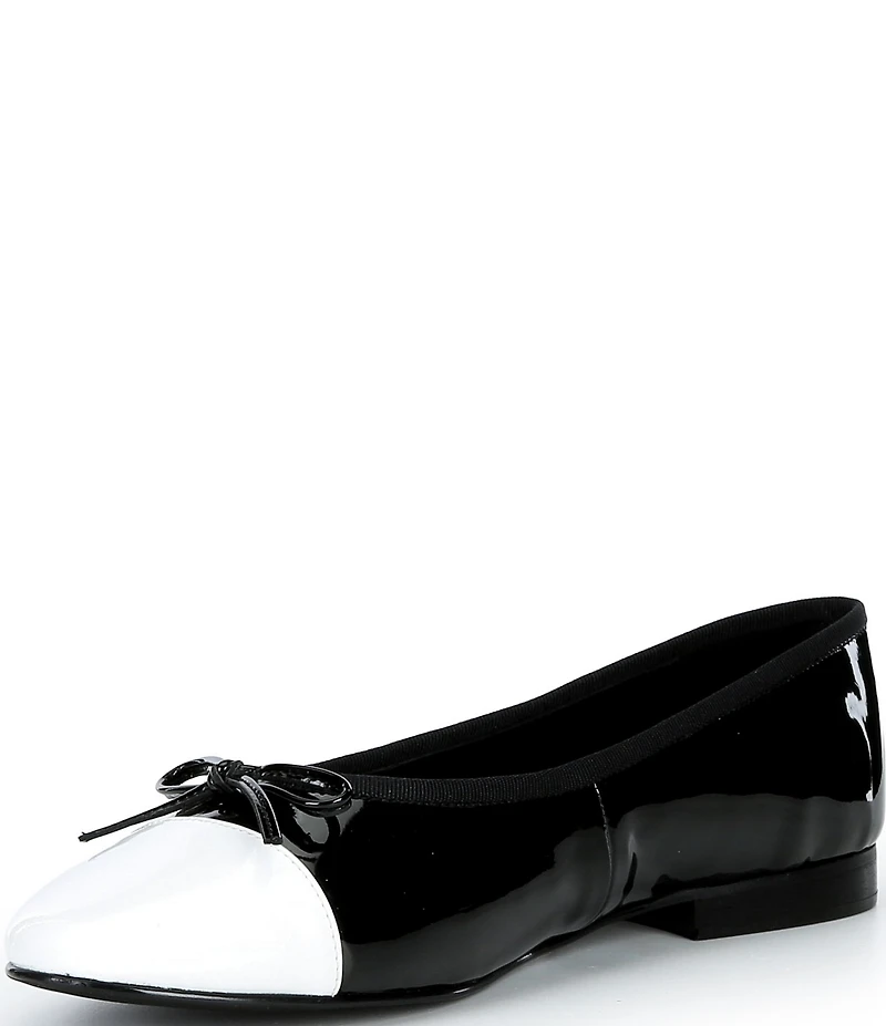 Jeffrey Campbell Arabesque Patent Leather Cap Toe Ballet Flats