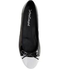 Jeffrey Campbell Arabesque Patent Leather Cap Toe Ballet Flats